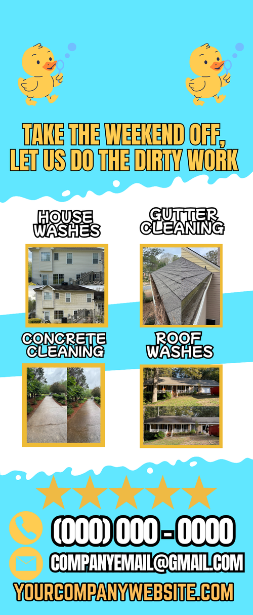 Editable Marketing Pack (Pressure washers and Gutter cleaners)